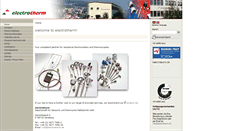 Desktop Screenshot of electrotherm.de