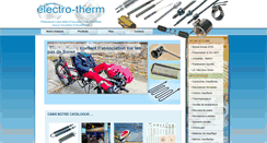 Desktop Screenshot of electrotherm.fr
